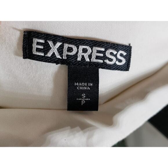 Express Women's White Sequin Lined 100% Polyester Straight & Pencil Skirt PS - Picture 7 of 9